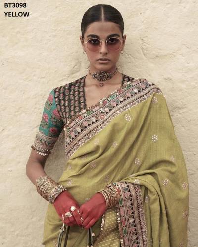 D.NO. BT3098 COLOUR’S BY BT DIGITAL PRINTED SAREE WHOLESALER IN SURAT